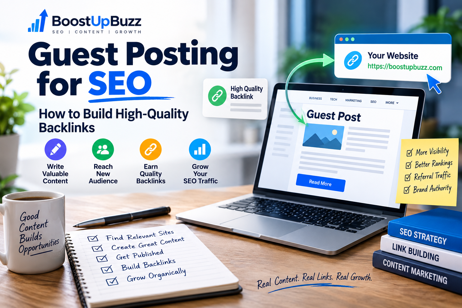 Guest Posting for SEO: How to Build High-Quality Backlinks